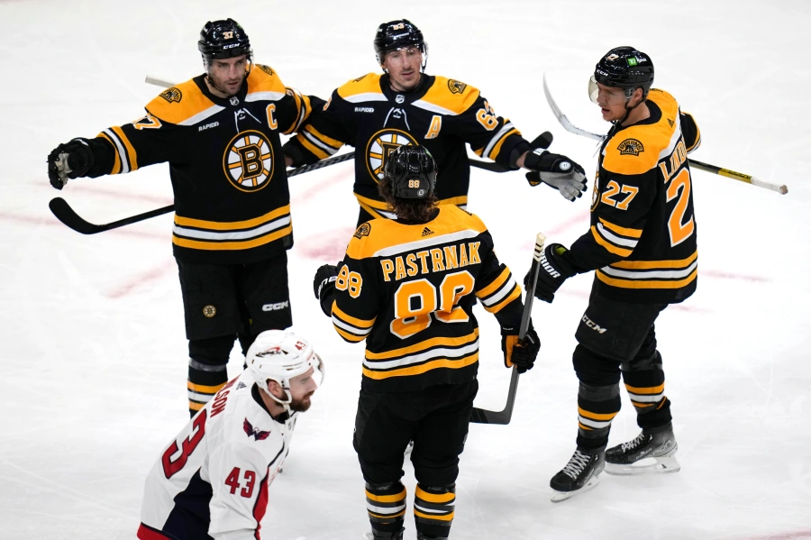 Bruins Top NHL Season Points Mark, Beating Capitals